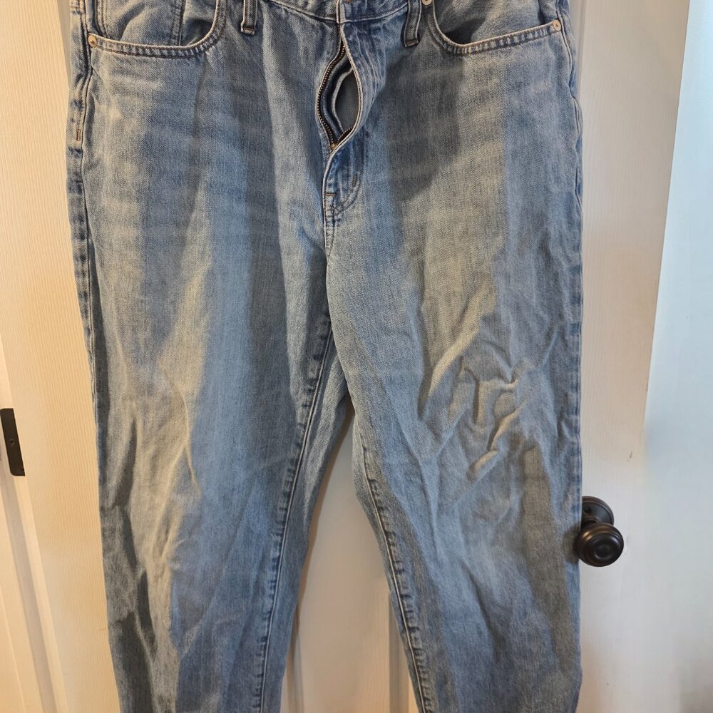 Madewell Slouchy Boyjean Women’s Size 31 Light Wash Relaxed Fit Denim - Picture 2 of 3